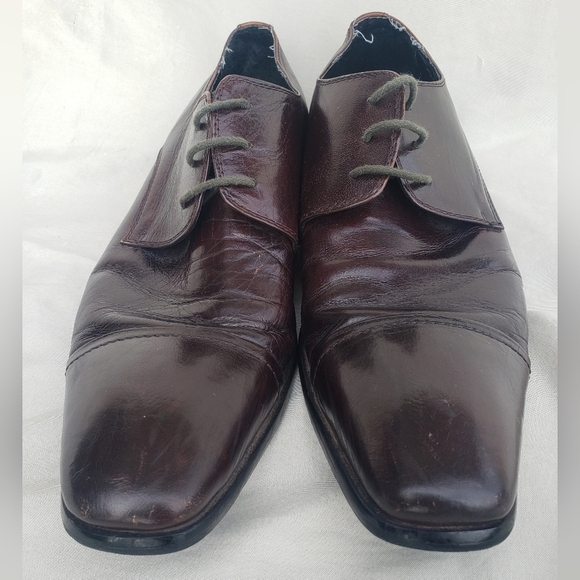 Kenneth Cole New York Regal King Men's Lace-Up Dress Shoes - Size 8 - Picture 7 of 10